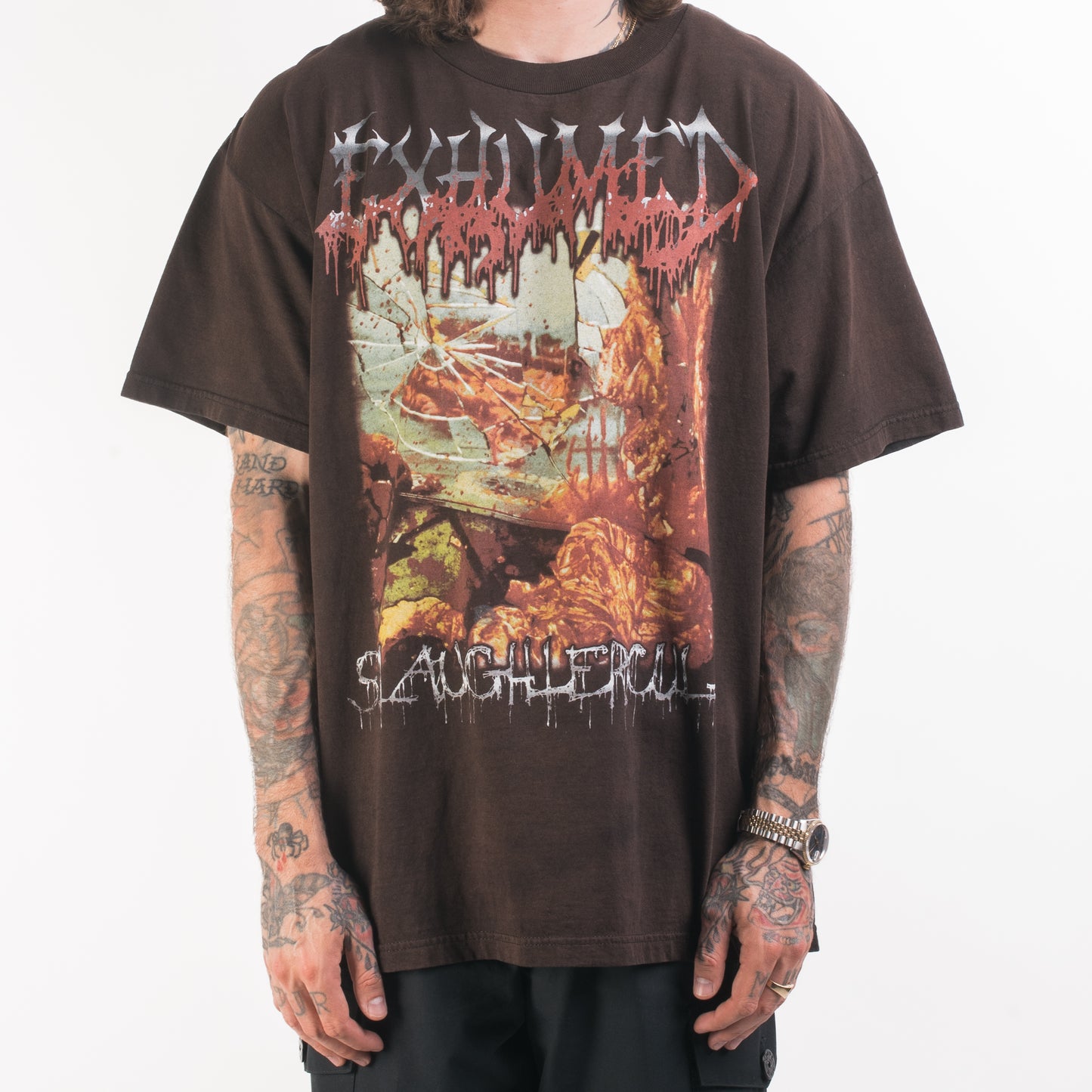 Vintage 2000 Exhumed Slaughtercult Tour T-Shirt