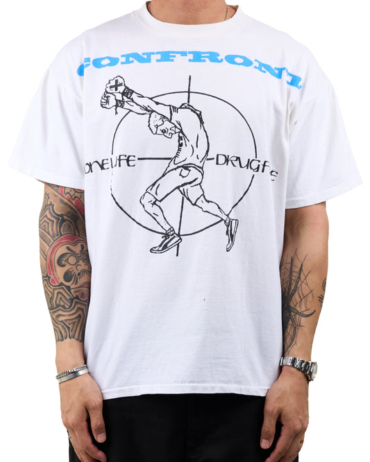 Vintage 90’s Confront One Life Drug Free T-Shirt