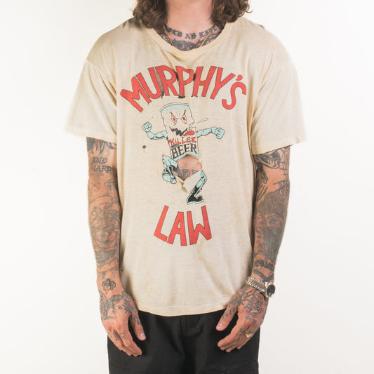 Vintage 80’s Murphy’s Law Killer Beer T-Shirt