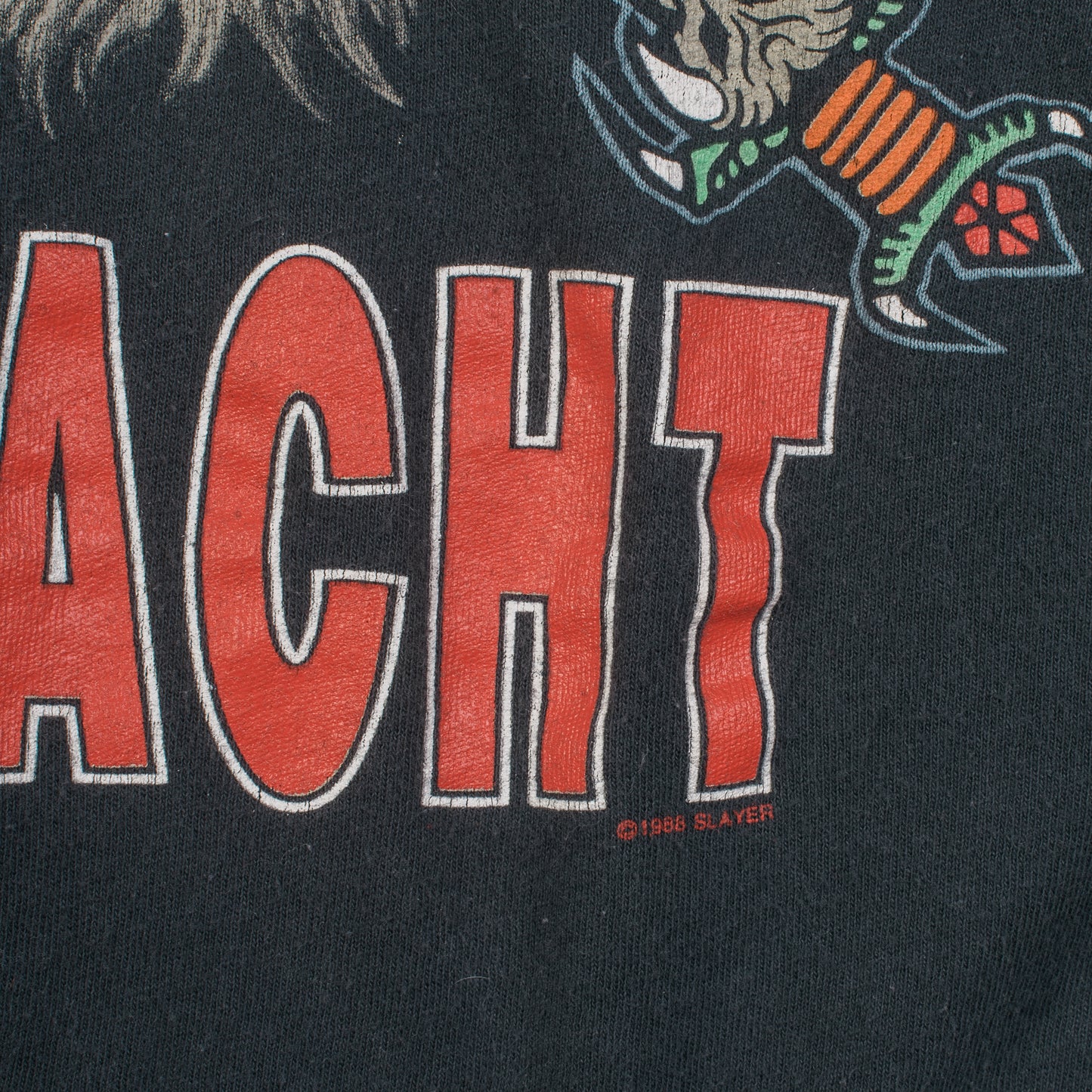 Vintage 1989 Slayer Slaytanic Wehrmacht Tour T-Shirt