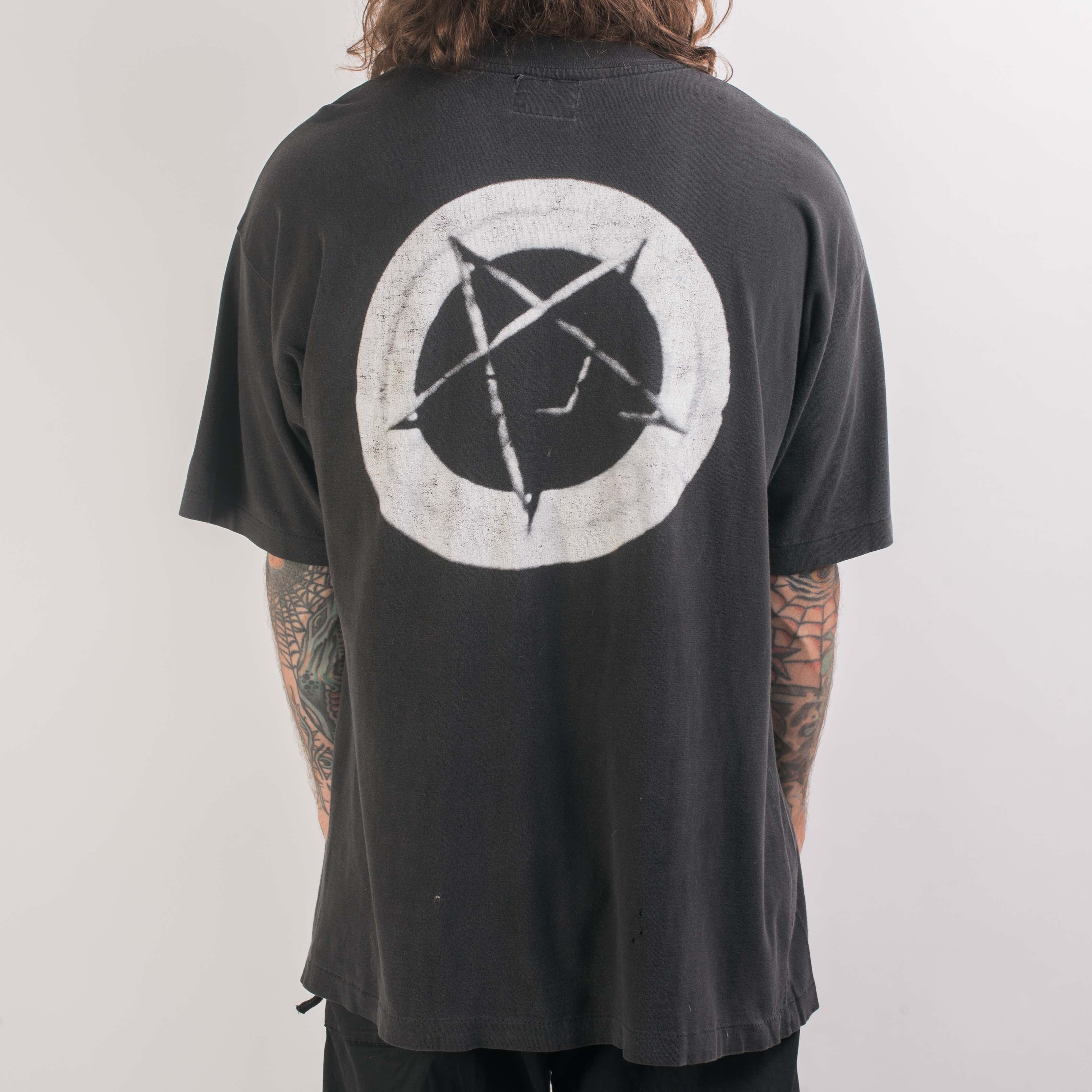 90s DARKTHRONE Tシャツ ヴィンテージ ロンT ブラックメタル ダーク 