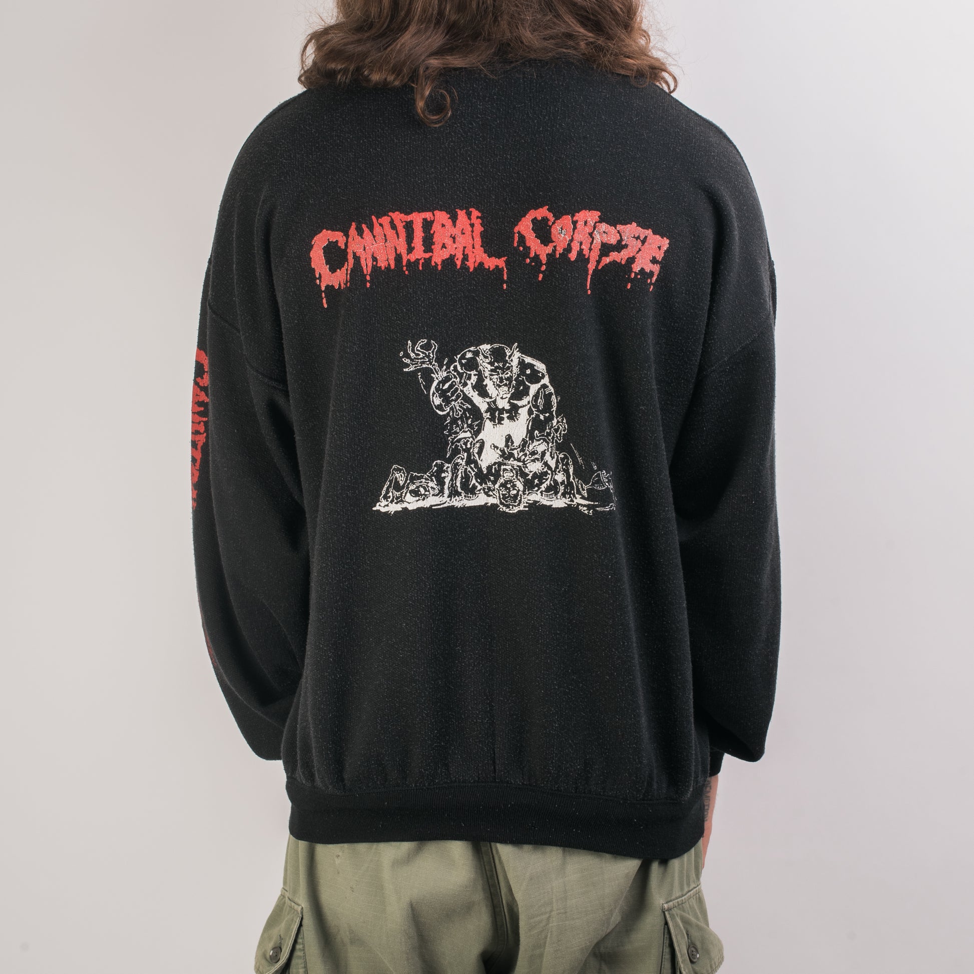Felpa Con Cappuccio Unisex Cannibal Corpse – Butchered At Birth (Nera) – Taglia XL – Ufficiale - 2