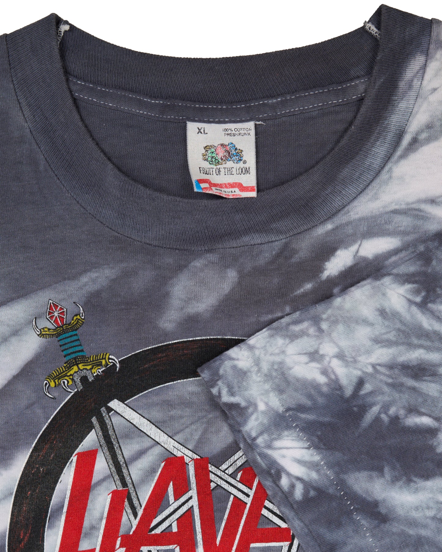 Vintage 1988 Slayer Tie Dye T-Short