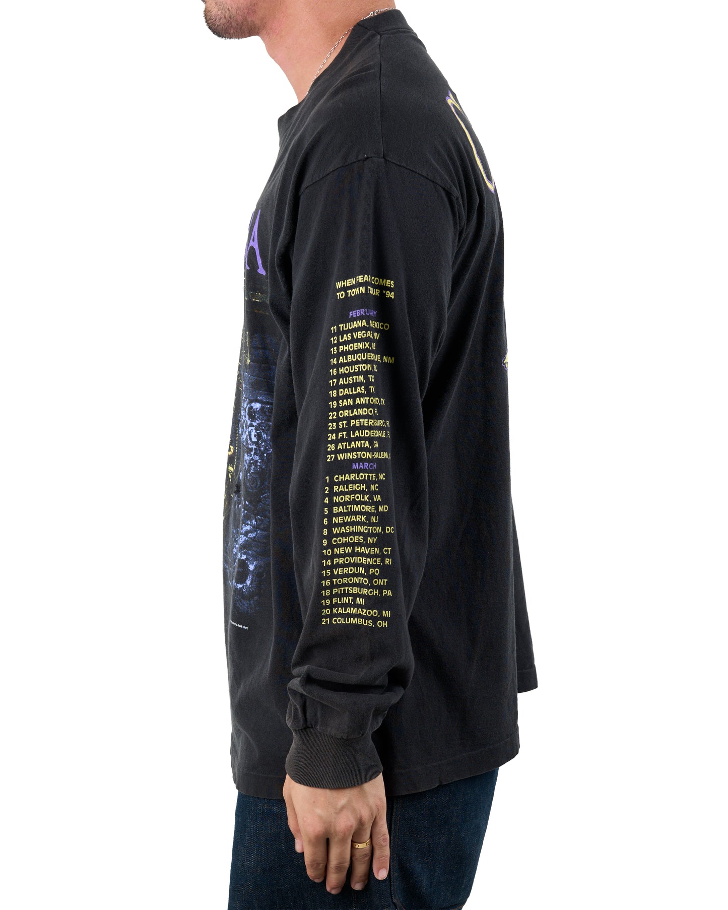 Vintage 1994 Sepultura Chaos AD Tour Longsleeve