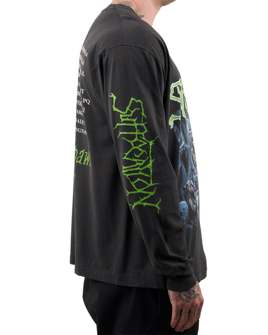 Vintage 1993 Suffocation Breeding The Spawn Tour Longsleeve