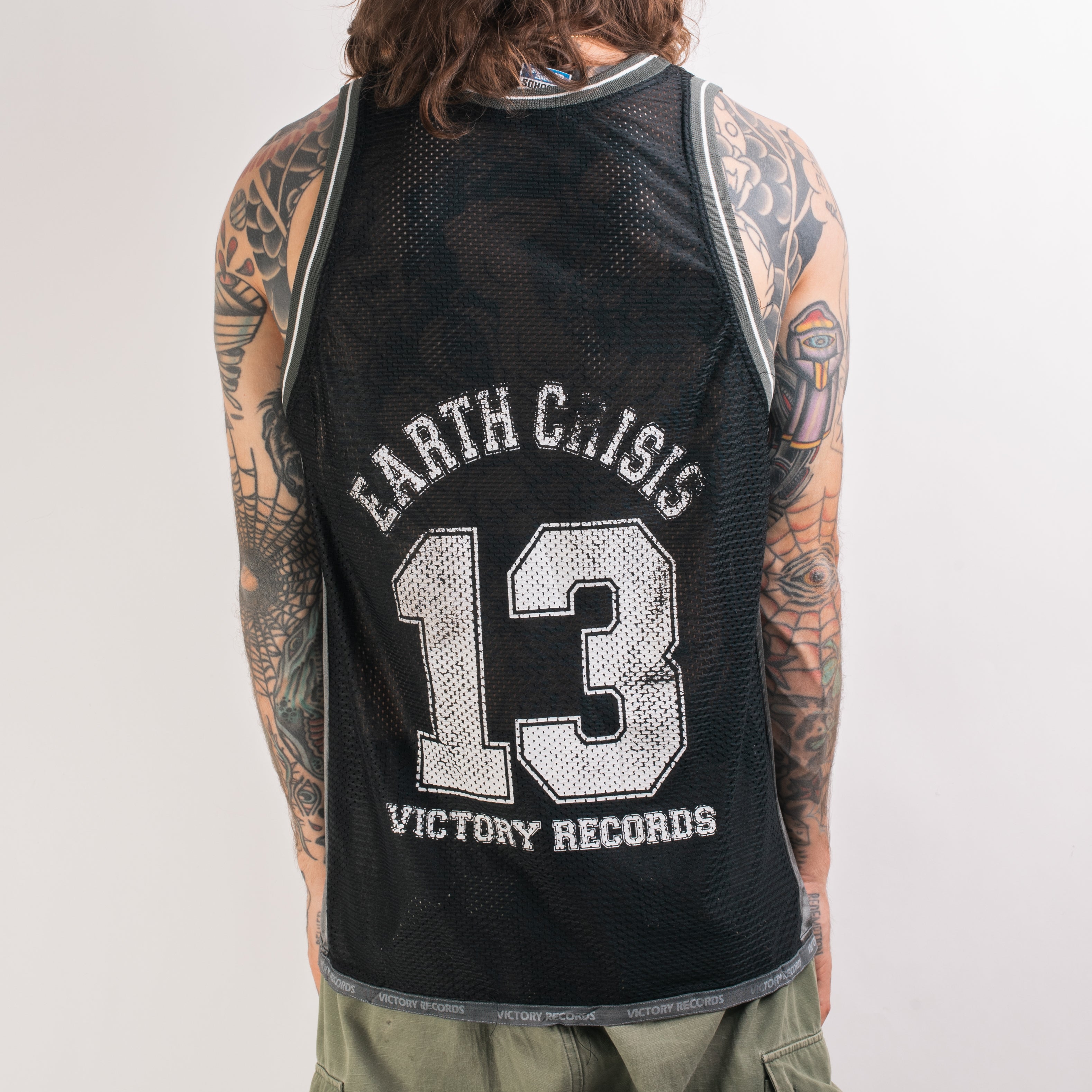 Vintage 90's Earth Crisis Victory Records Basketball Jersey