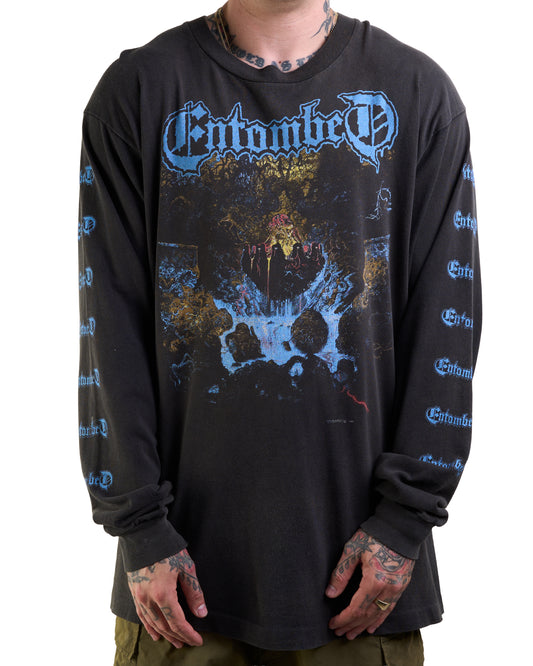 Vintage 1991 Entombed Clandestine Longsleeve