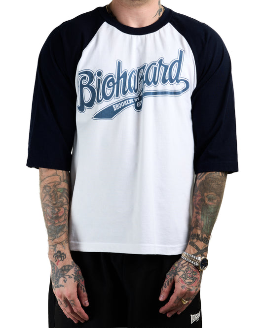 Vintage 1996 Biohazard Mata Leao Raglan