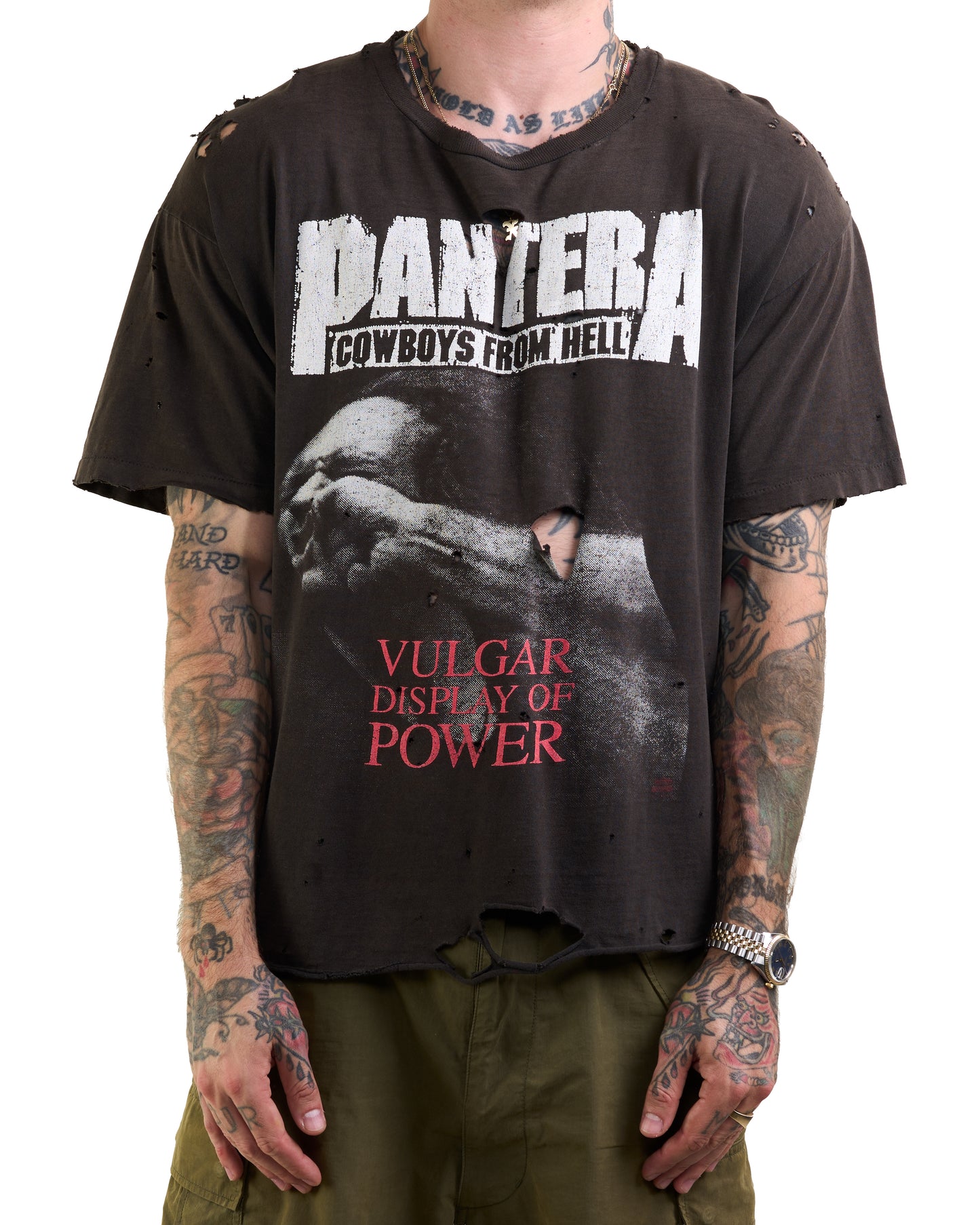 Vintage 90’s Pantera Vulgar Display Of Power T-Shirt