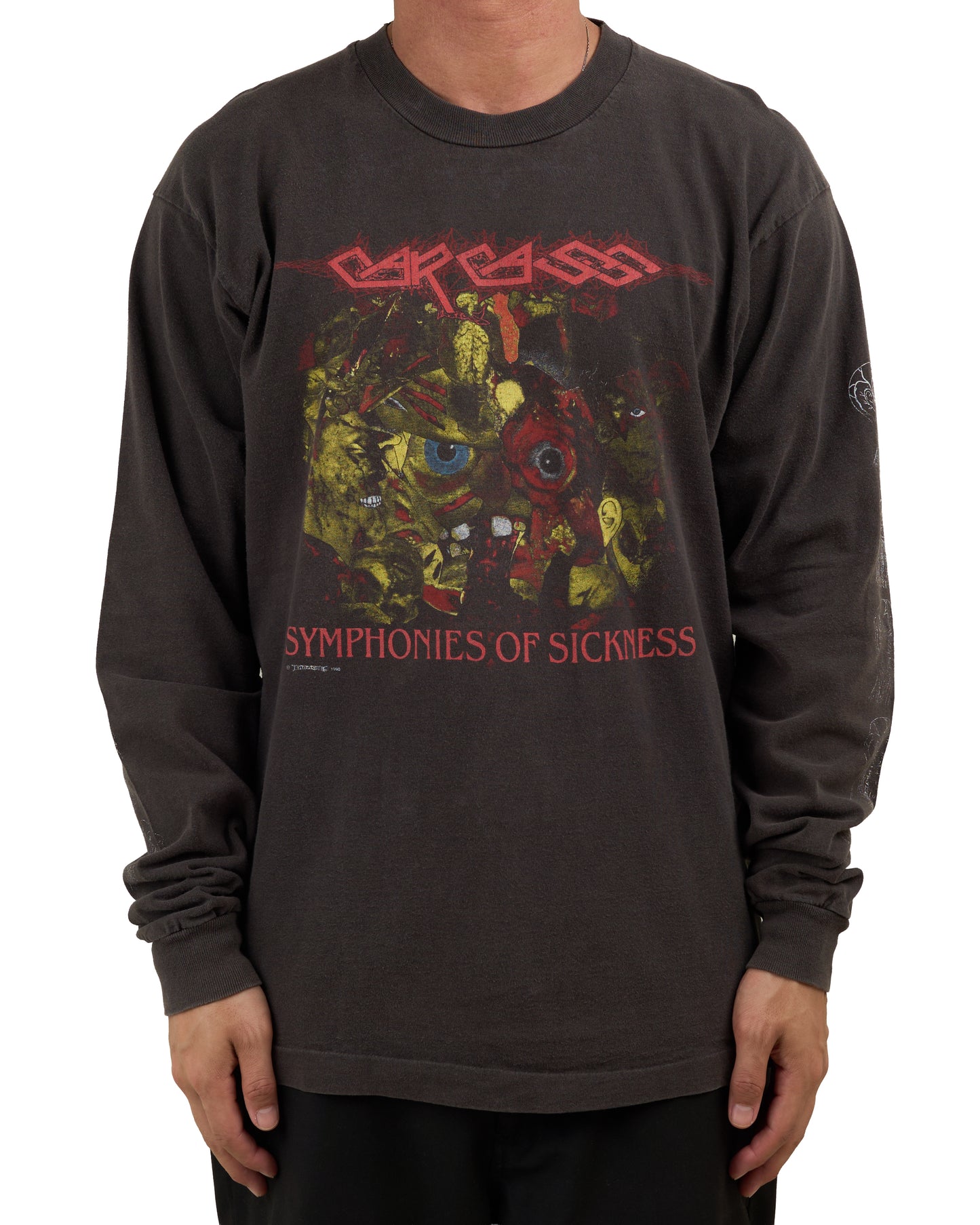 Vintage 1990 Carcass Symphonies Of Sickness Longsleeve