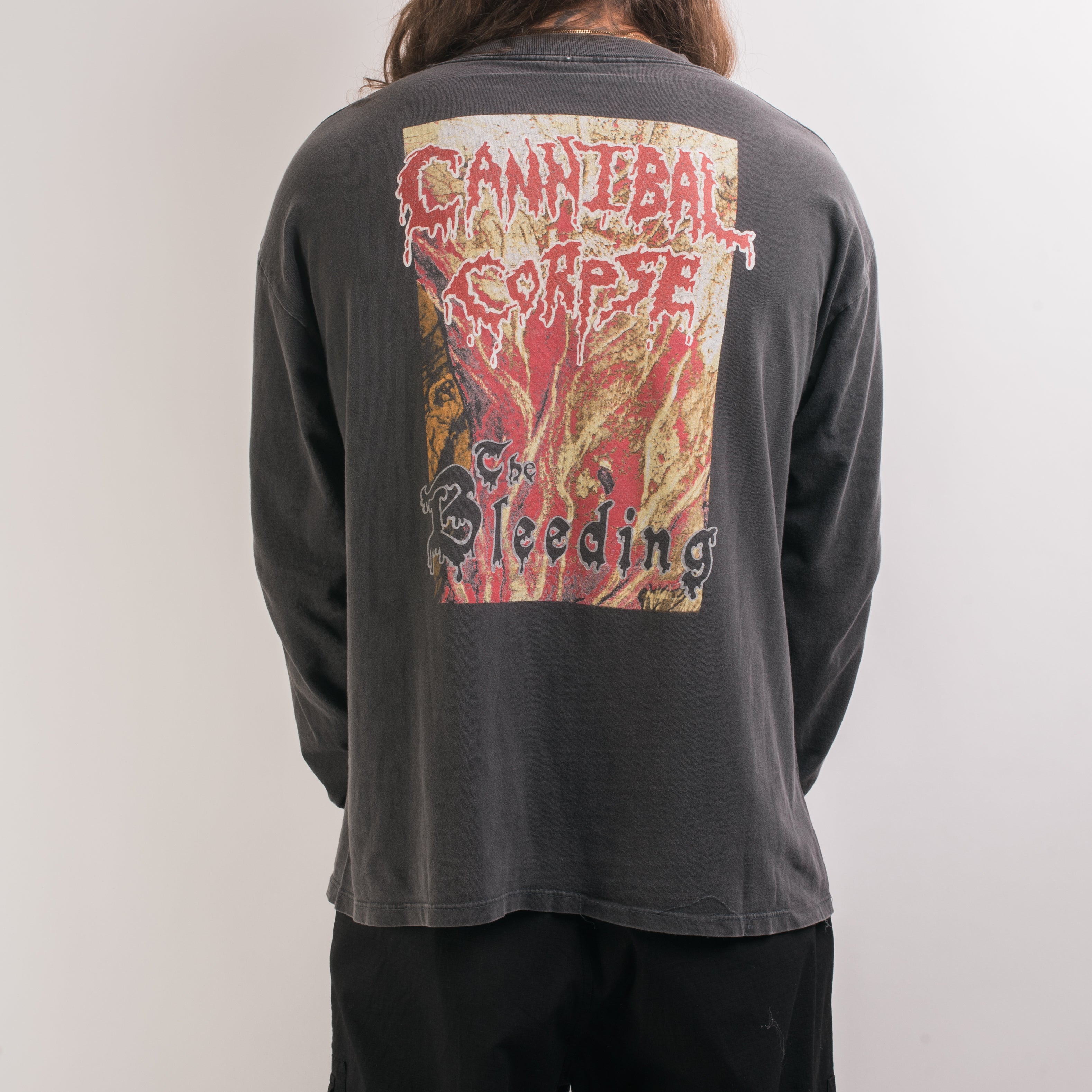 CANNIBAL CORPSE ツアーTシャツ 1994 ヴィンテージ　ロック 1994 Cannibal Corpse Bleeding Across North America Tour