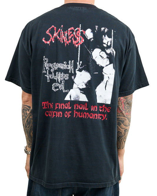 Vintage 90’s Skinless Progression Towards Evil T-Shirt