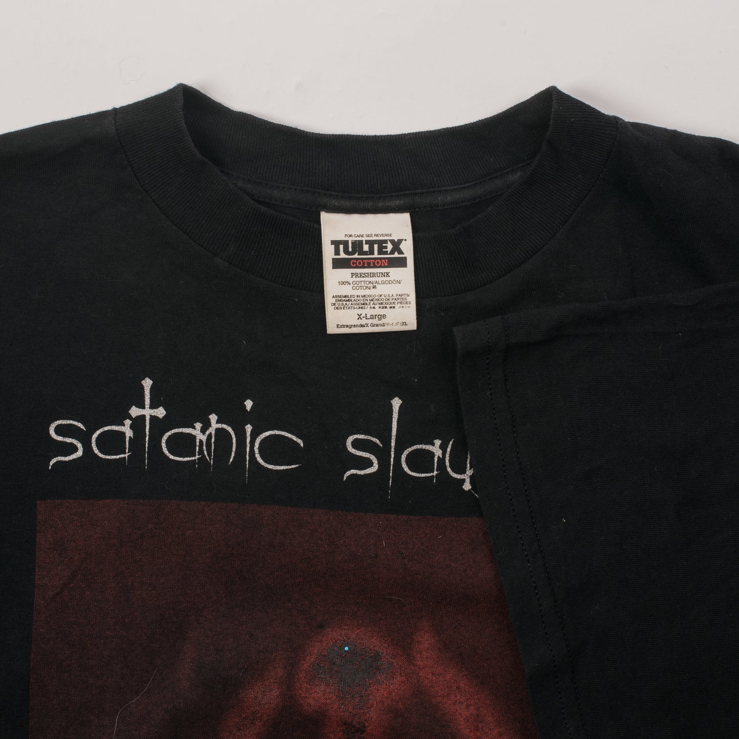 Vintage 1998 Satanic Slaughter German Tour T-Shirt