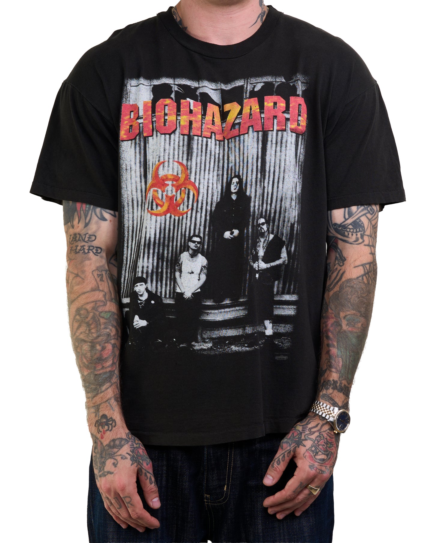 Vintage 1994 Biohazard Suicidal Run Tour T-Shirt