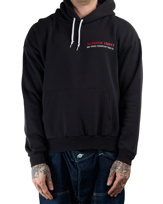 Vintage 1992 Agnostic Front One Voice Tour Hoodie