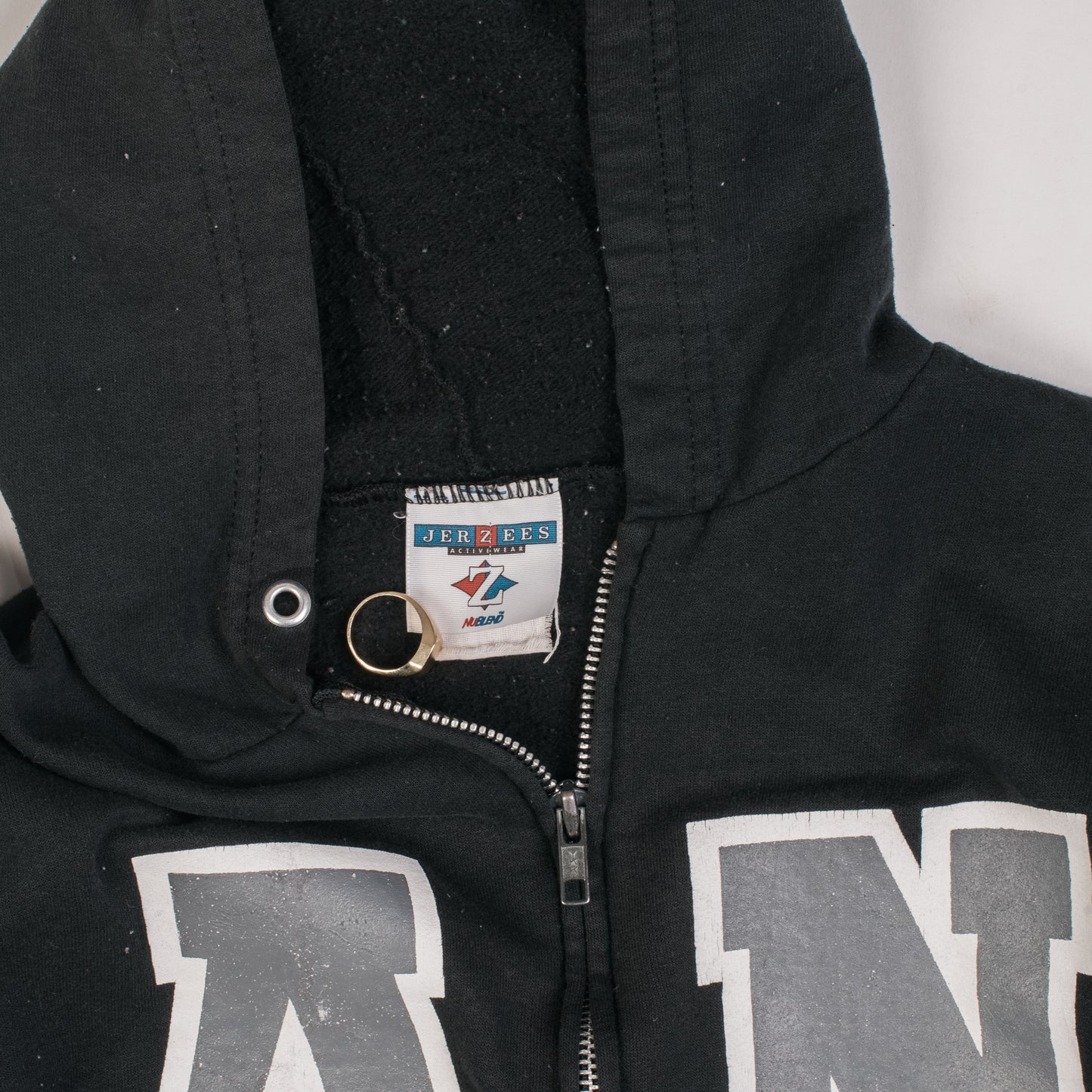 Vintage American Nightmare Zip-Up Hoodie