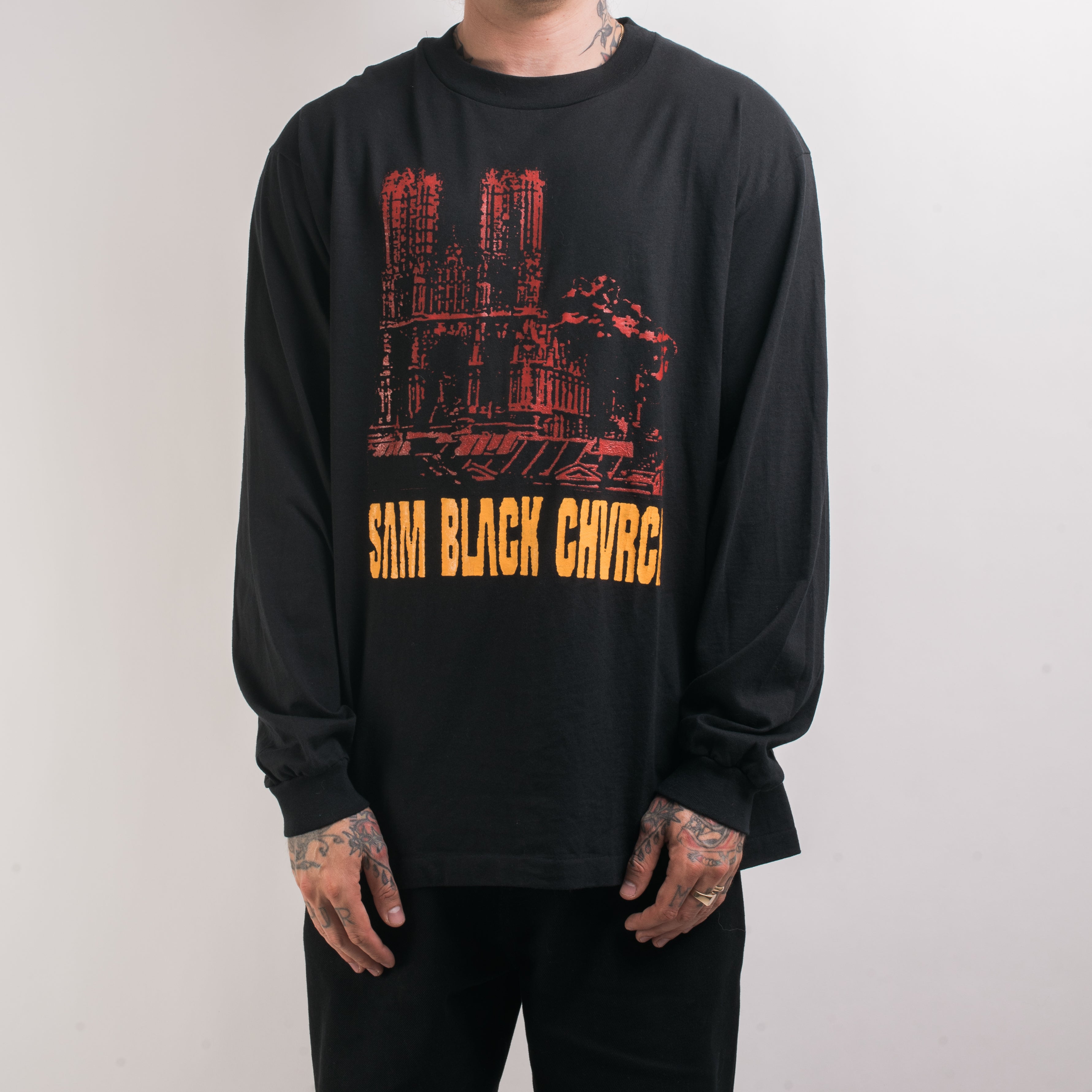 Vintage 90’s Sam Black Church Longsleeve – Mills Vintage USA