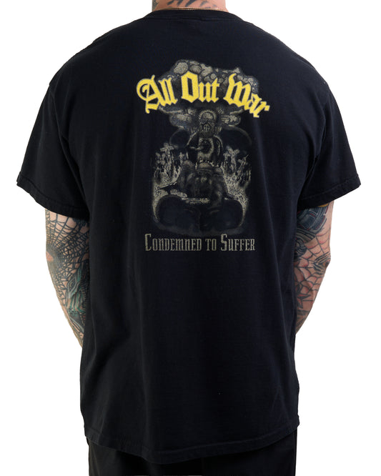 Vintage All Out War Condemned To Suffer T-Shirt