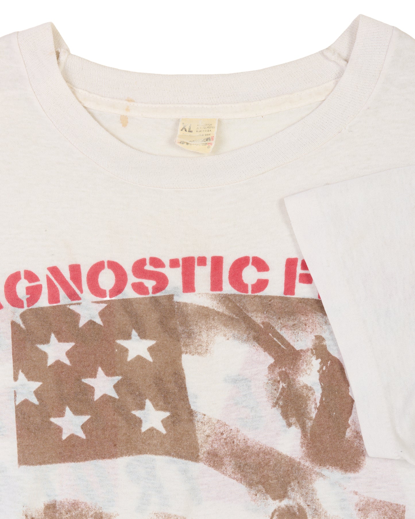 Vintage 1988 Agnostic Front Liberty And Justice For… T-Shirt