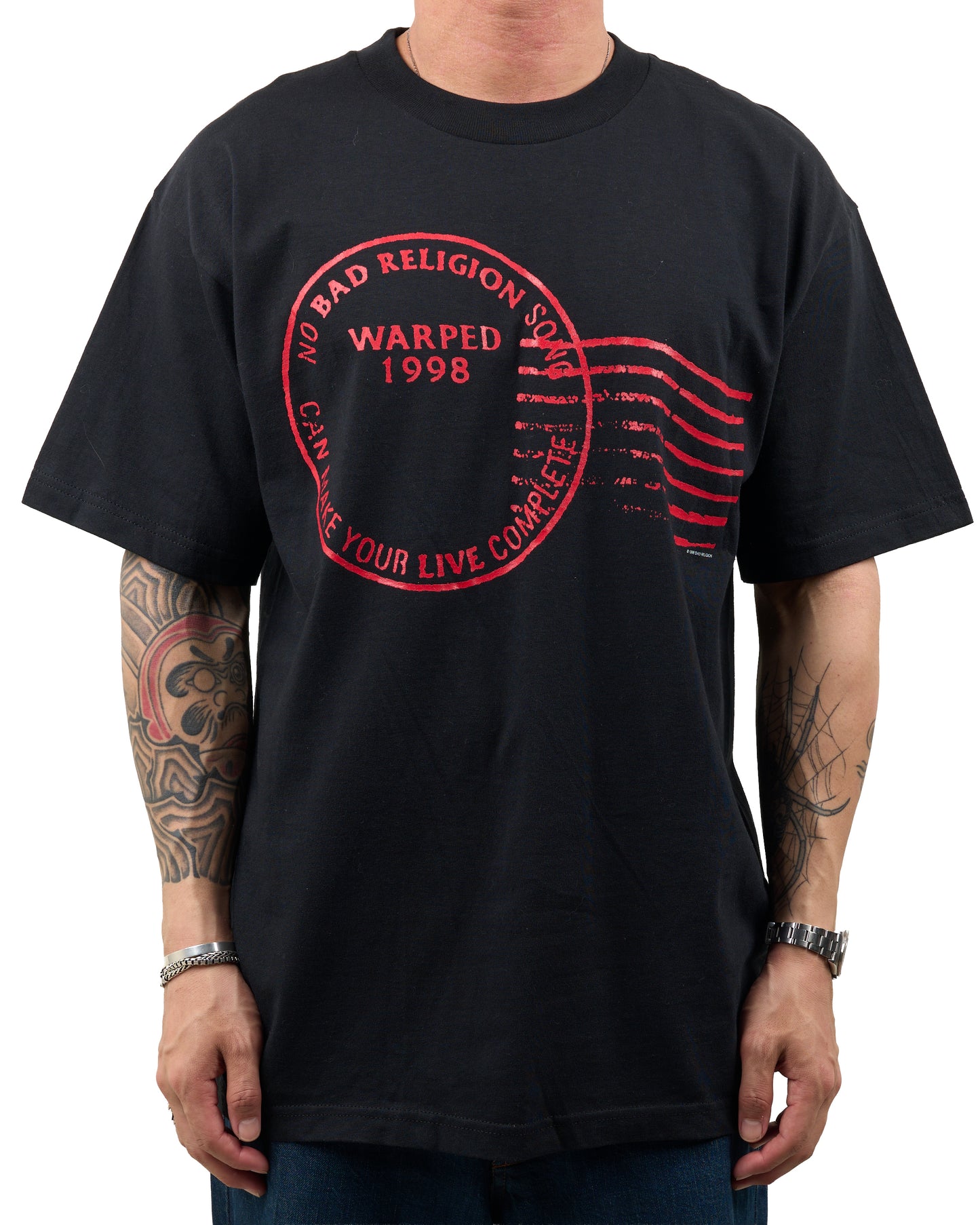 Vintage 1998 Bad Religion Warped Tour T-Shirt