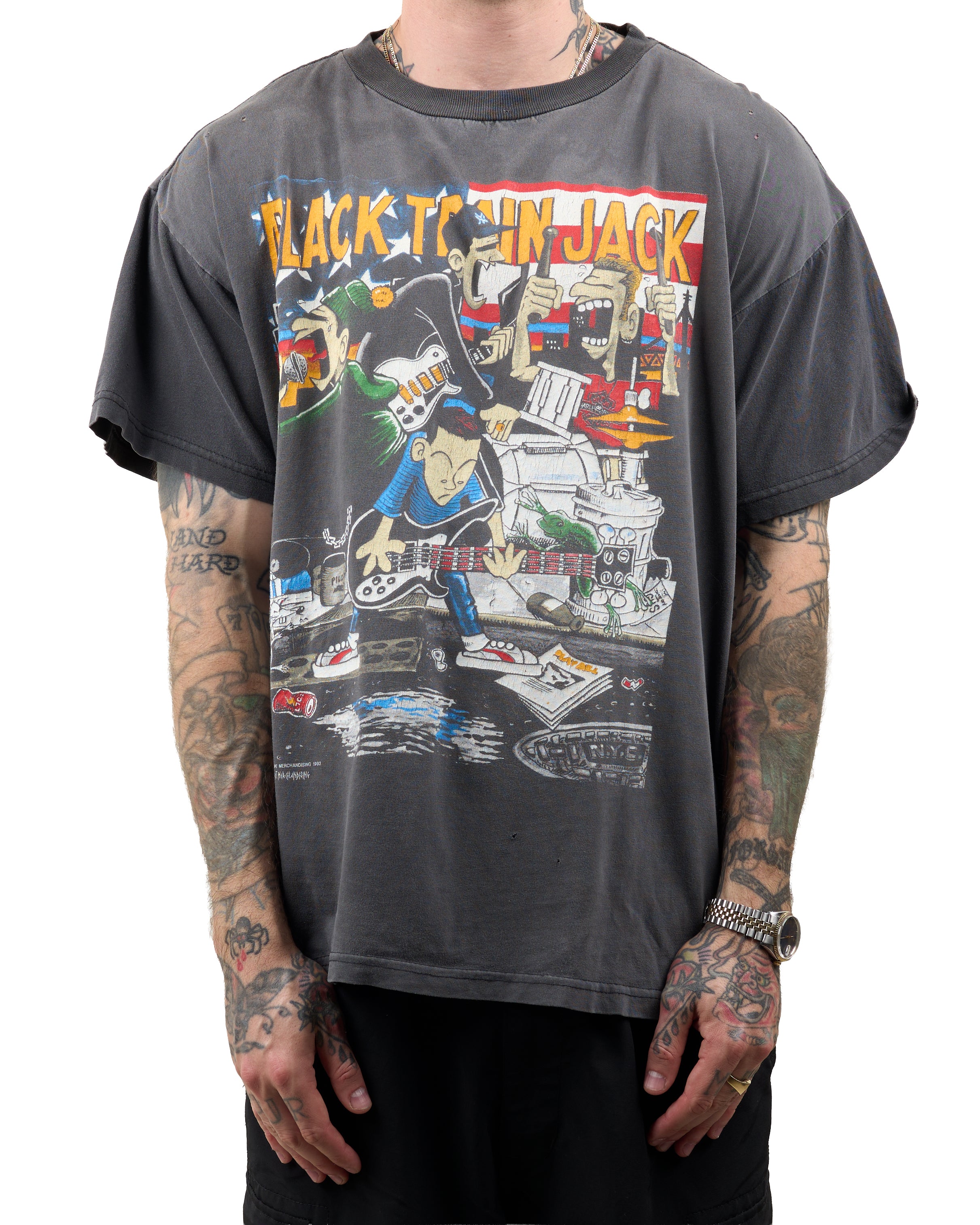 Vintage 1993 Black Train Jack T-Shirt – Mills Vintage USA