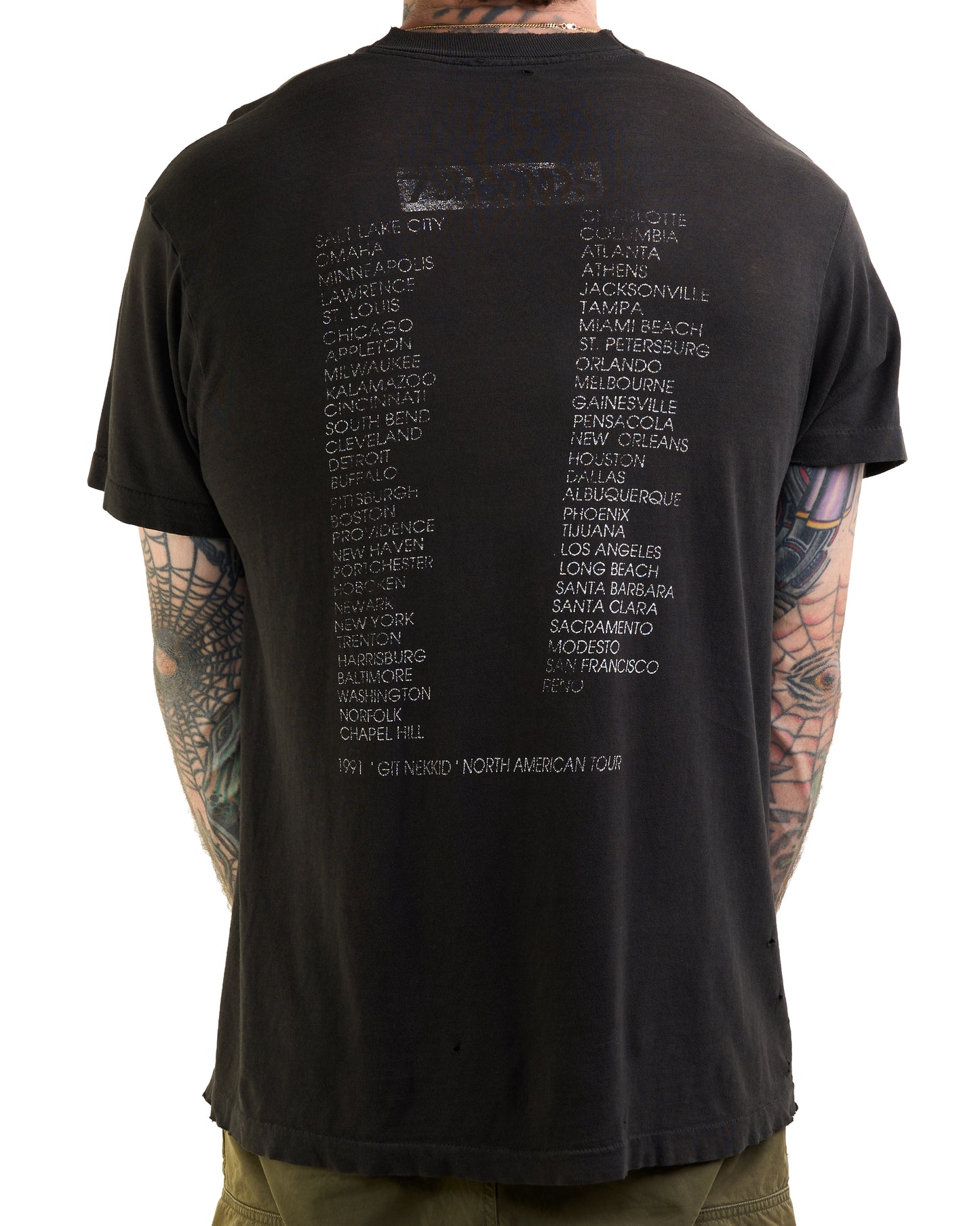 Vintage 1991 7 Seconds Happy Rain Tour T-Shirt