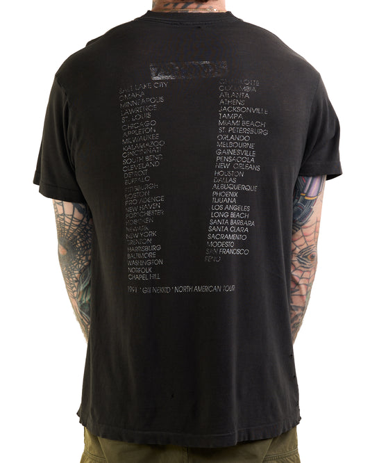 Vintage 1991 7 Seconds Happy Rain Tour T-Shirt