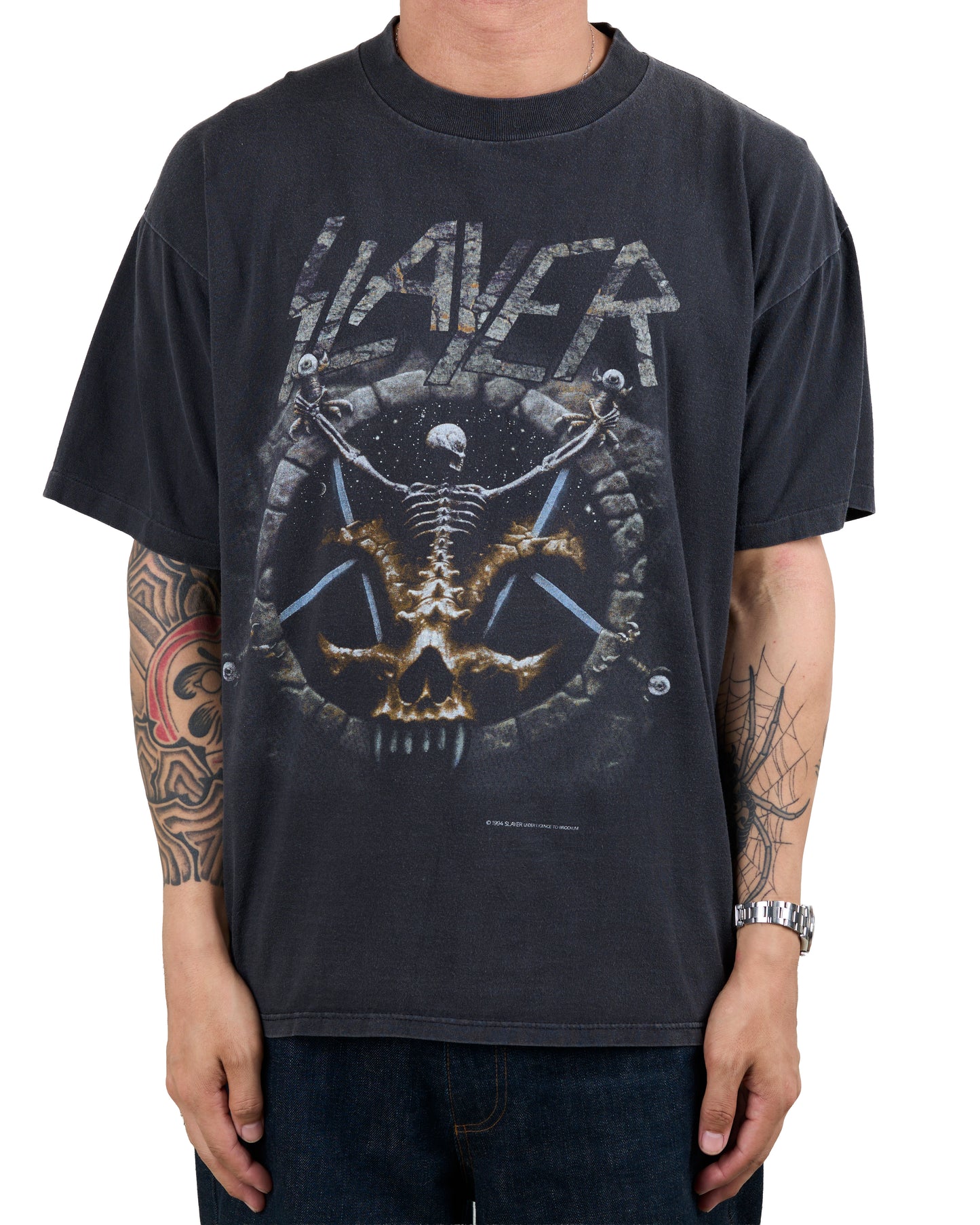 Vintage 1994 Slayer Devine Intervention Tour T-Shirt