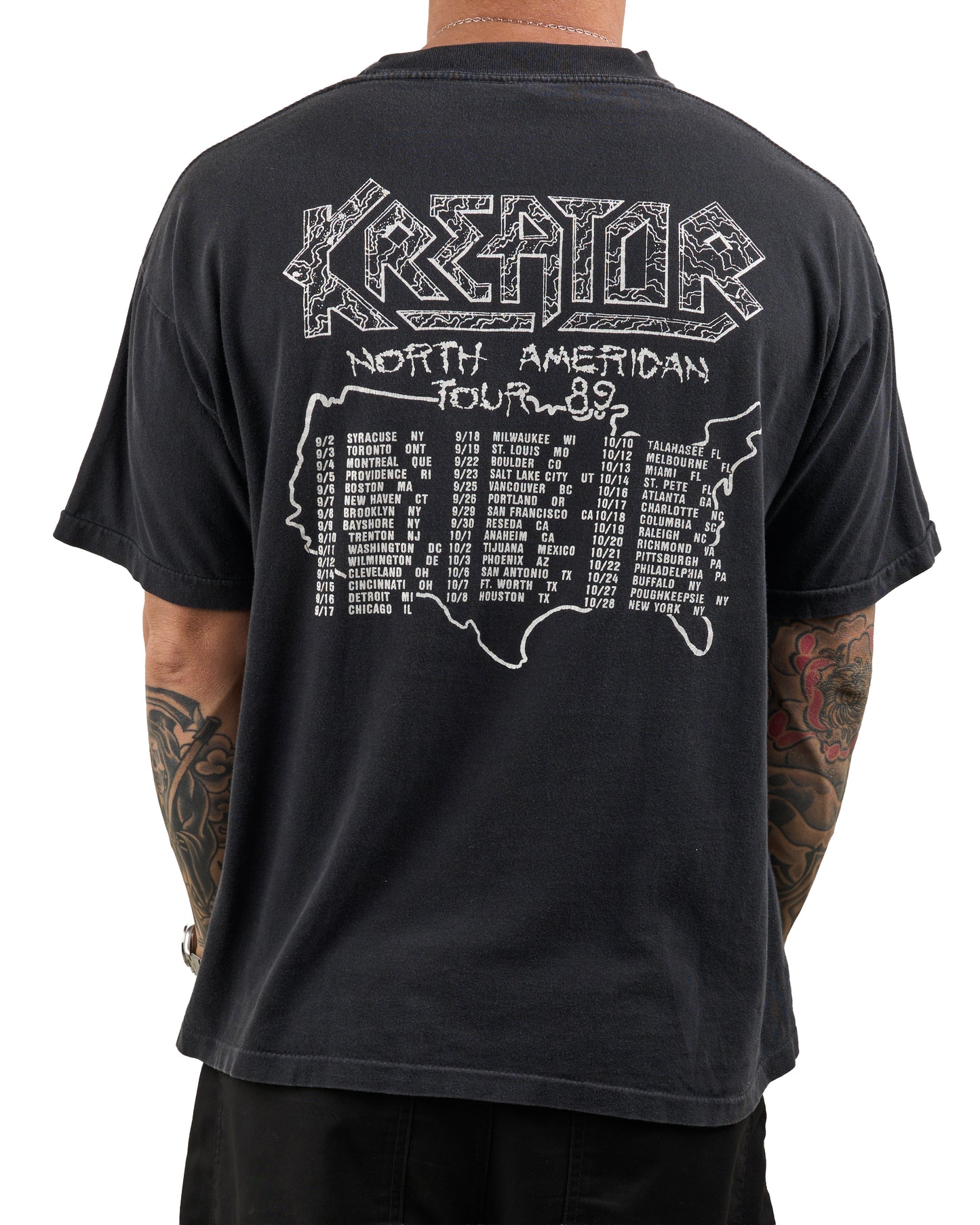 Vintage 1989 Kreator Extreme Aggression Tour T-Shirt