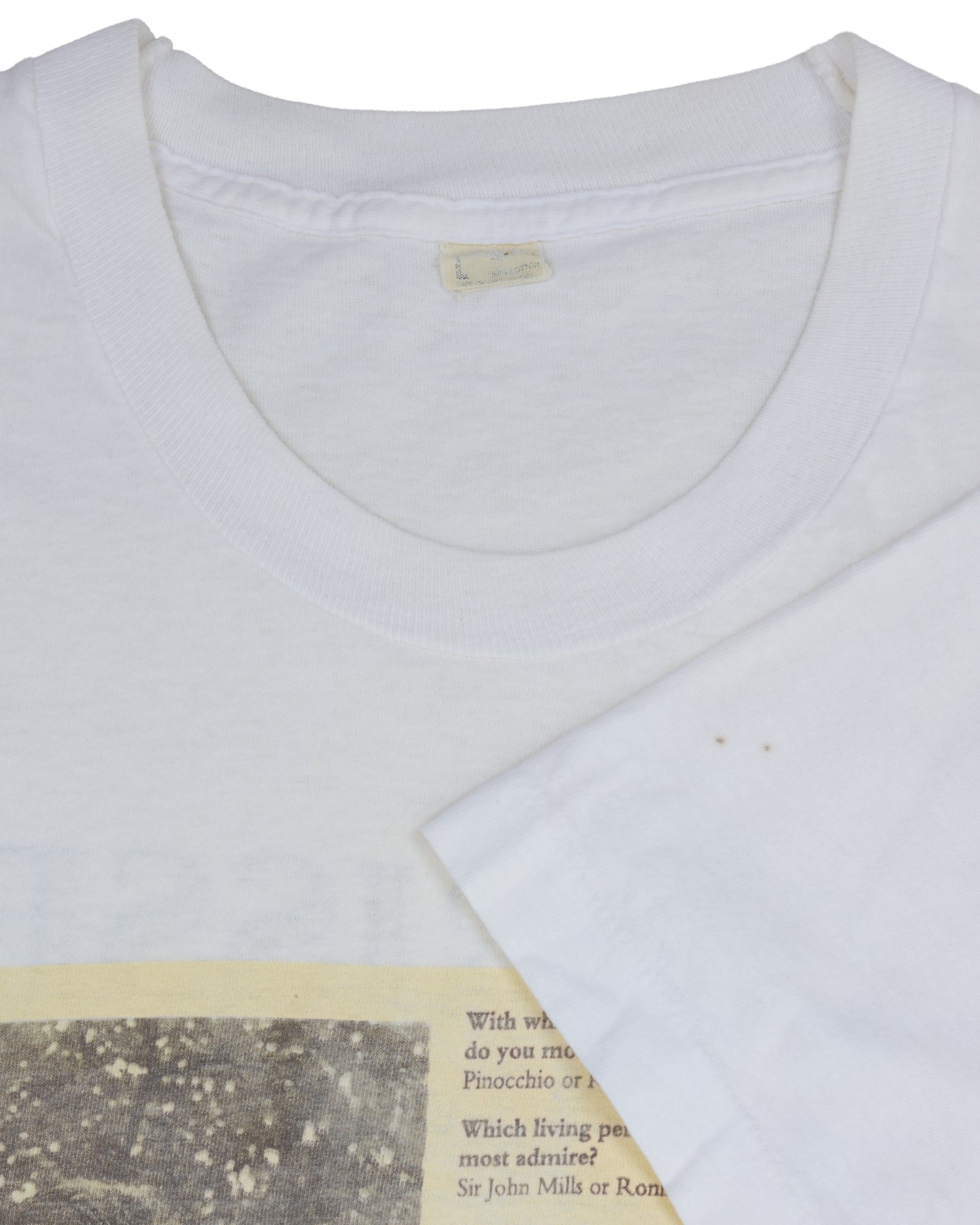 Vintage 1991 Morrissey Newspaper T-Shirt