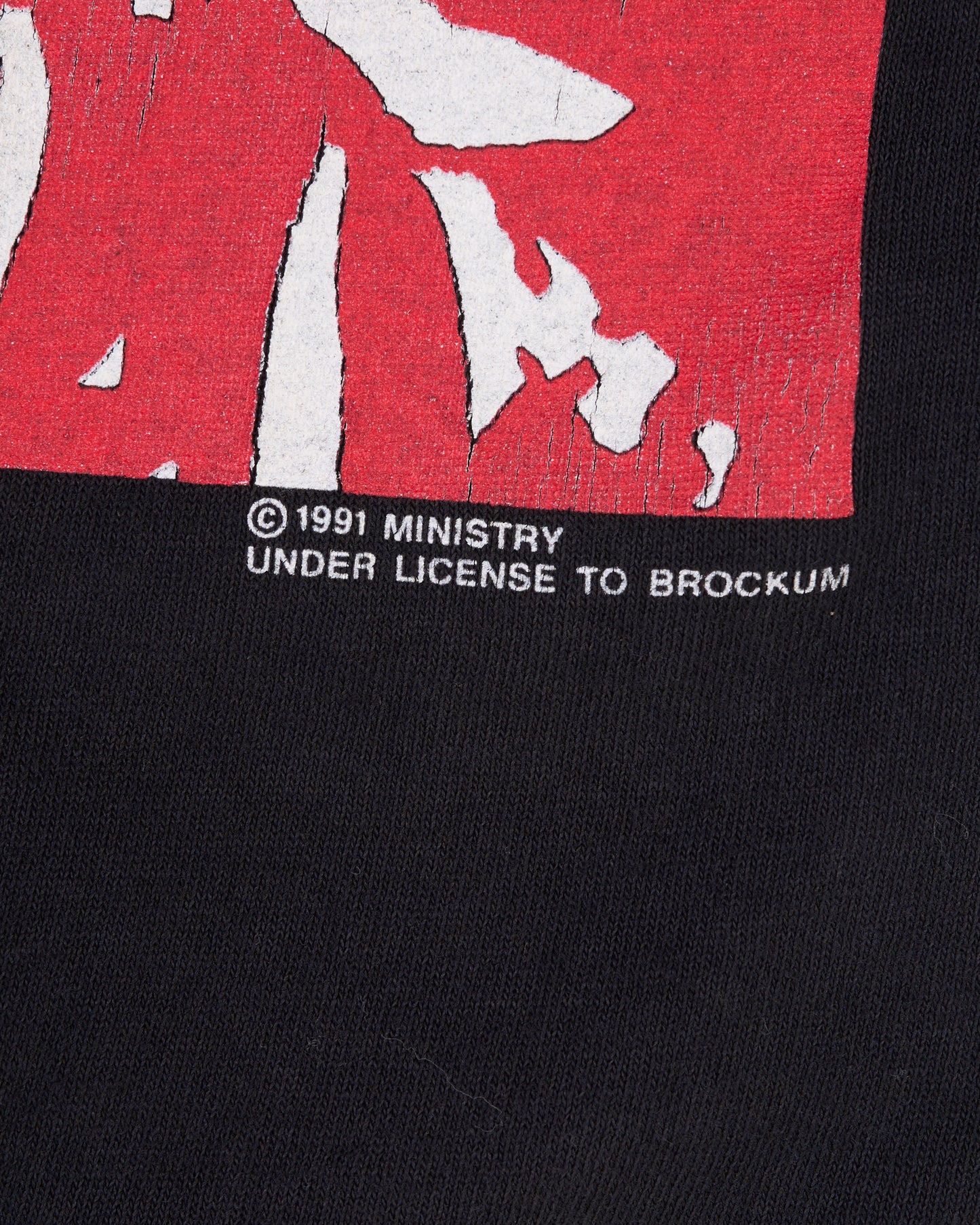 Vintage 1991 Ministry Burning Inside T-Shirt