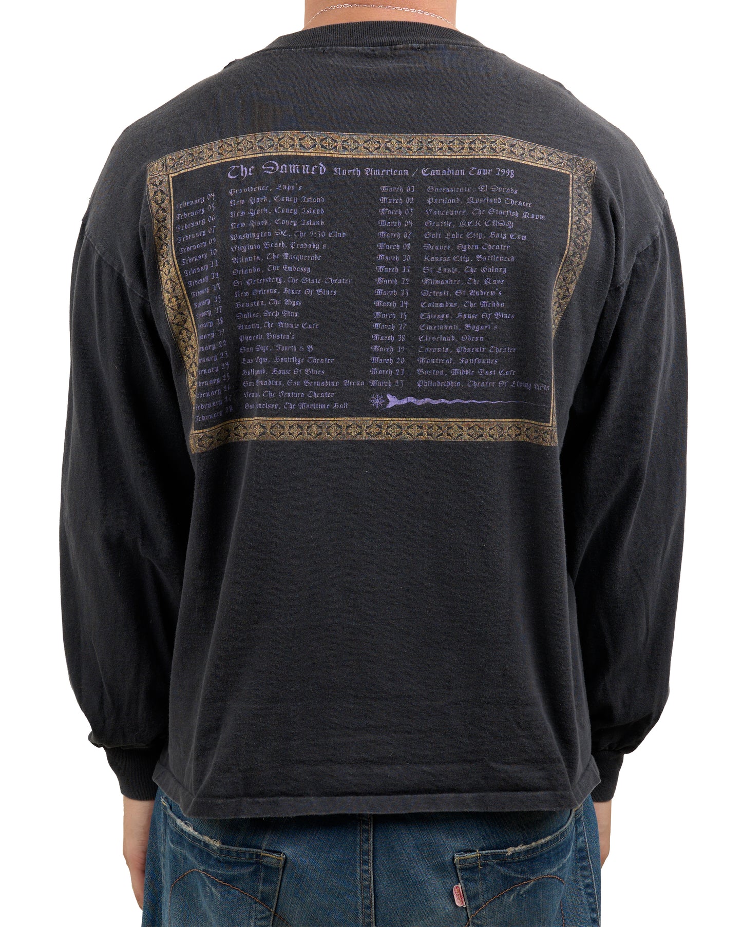 Vintage 1998 The Damned Tour Longsleeve
