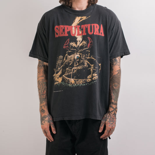 Vintage 1992 Sepultura Arise Tour T-Shirt