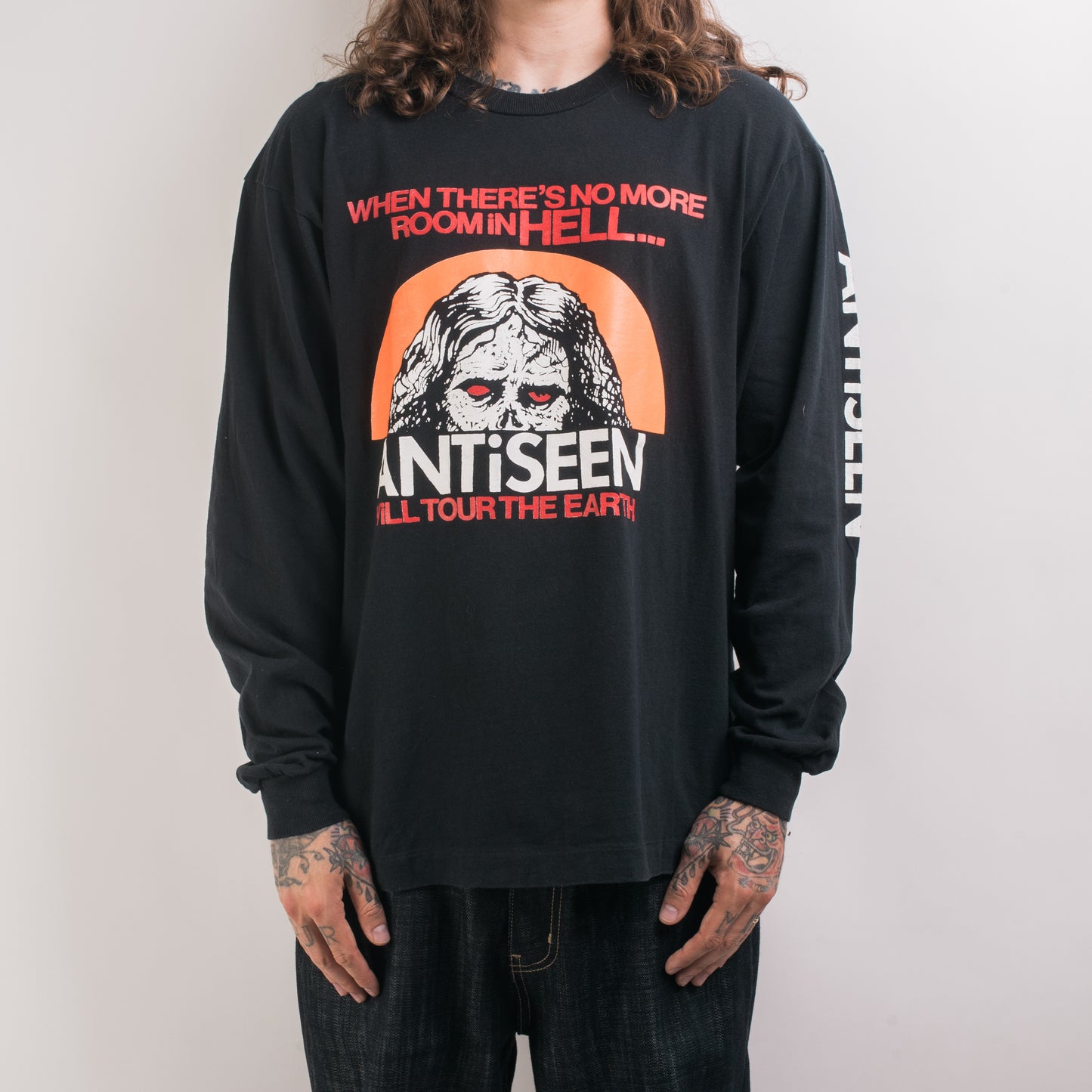 Vintage 1993 Antiseen Eat More Possum Tour Longsleeve