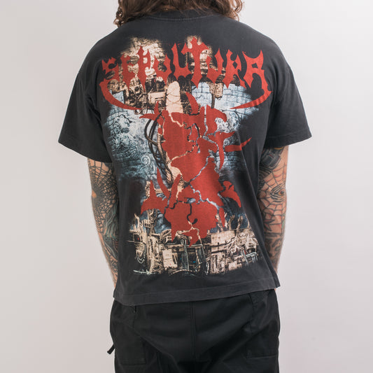 Vintage 90’s Sepultura All Over Print T-Shirt