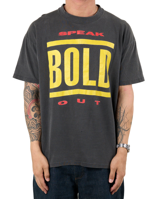 Vintage 80’s Bold Speak Out T-Shirt