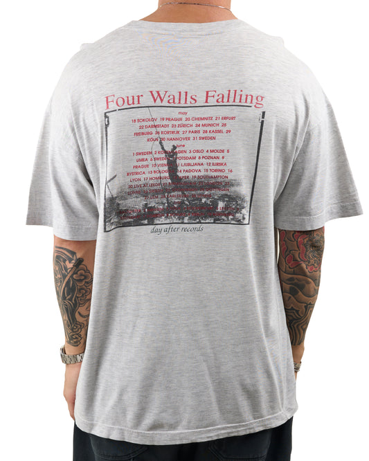 Vintage 1995 Four Walls Falling European Tour T-Shirt