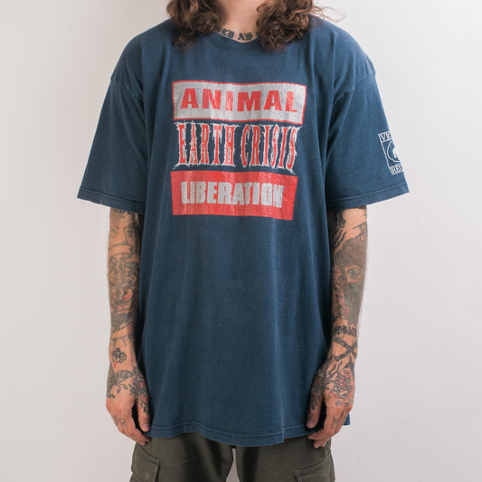 Vintage 90’s Earth Crisis Animal Liberation T-Shirt