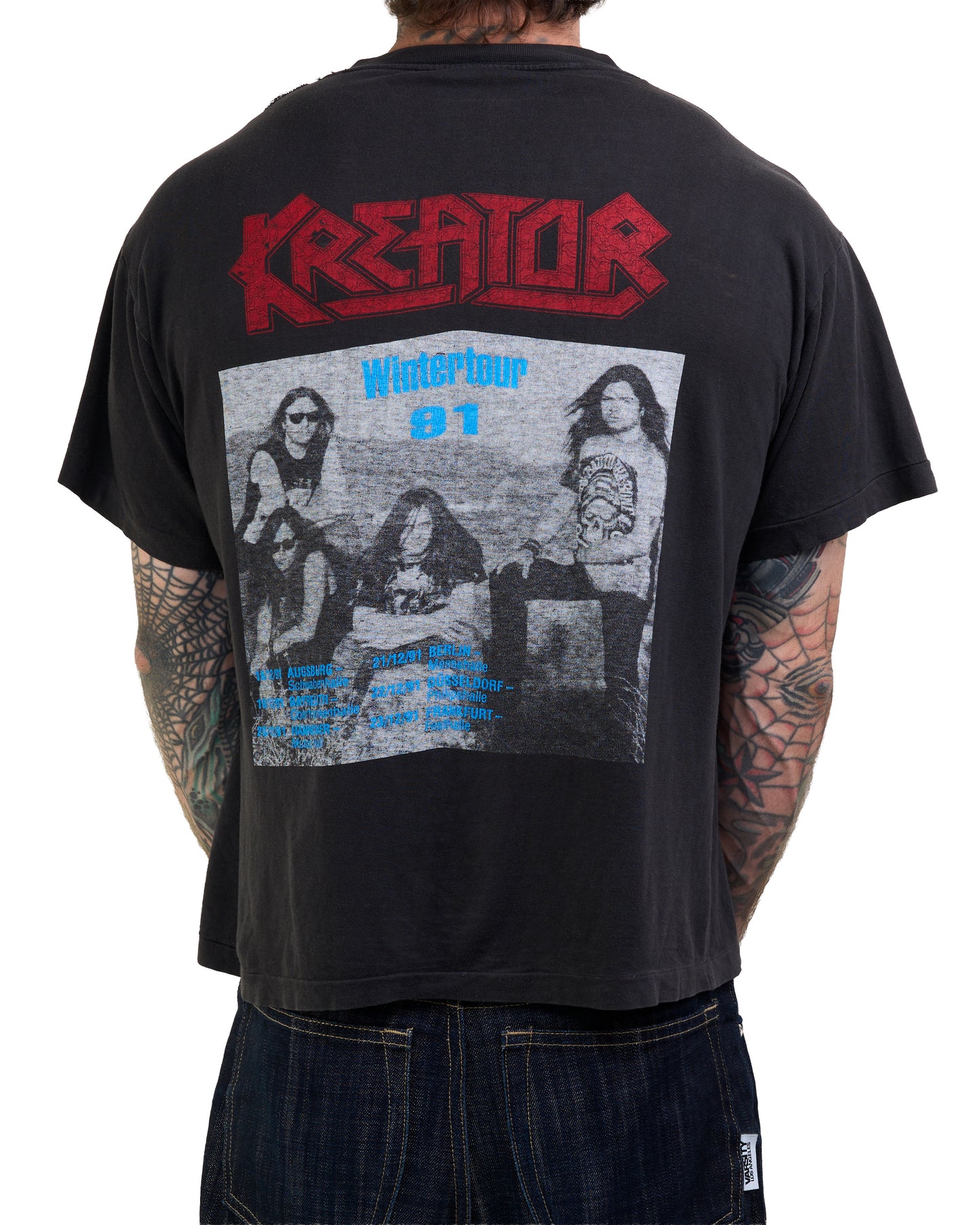 Vintage 1991 Kreator Winter Tour T-Shirt