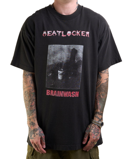 Vintage 1993 Meatlocker Brainwash Tour T-Shirt