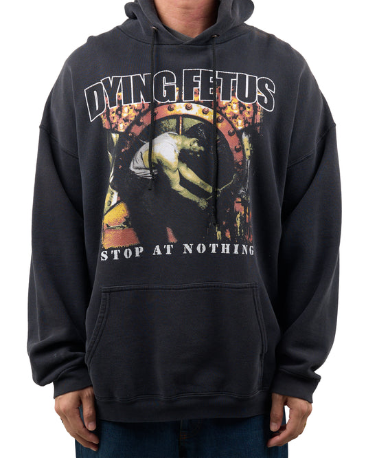 Vintage Dying Fetus Stop At Nothing Hoodie