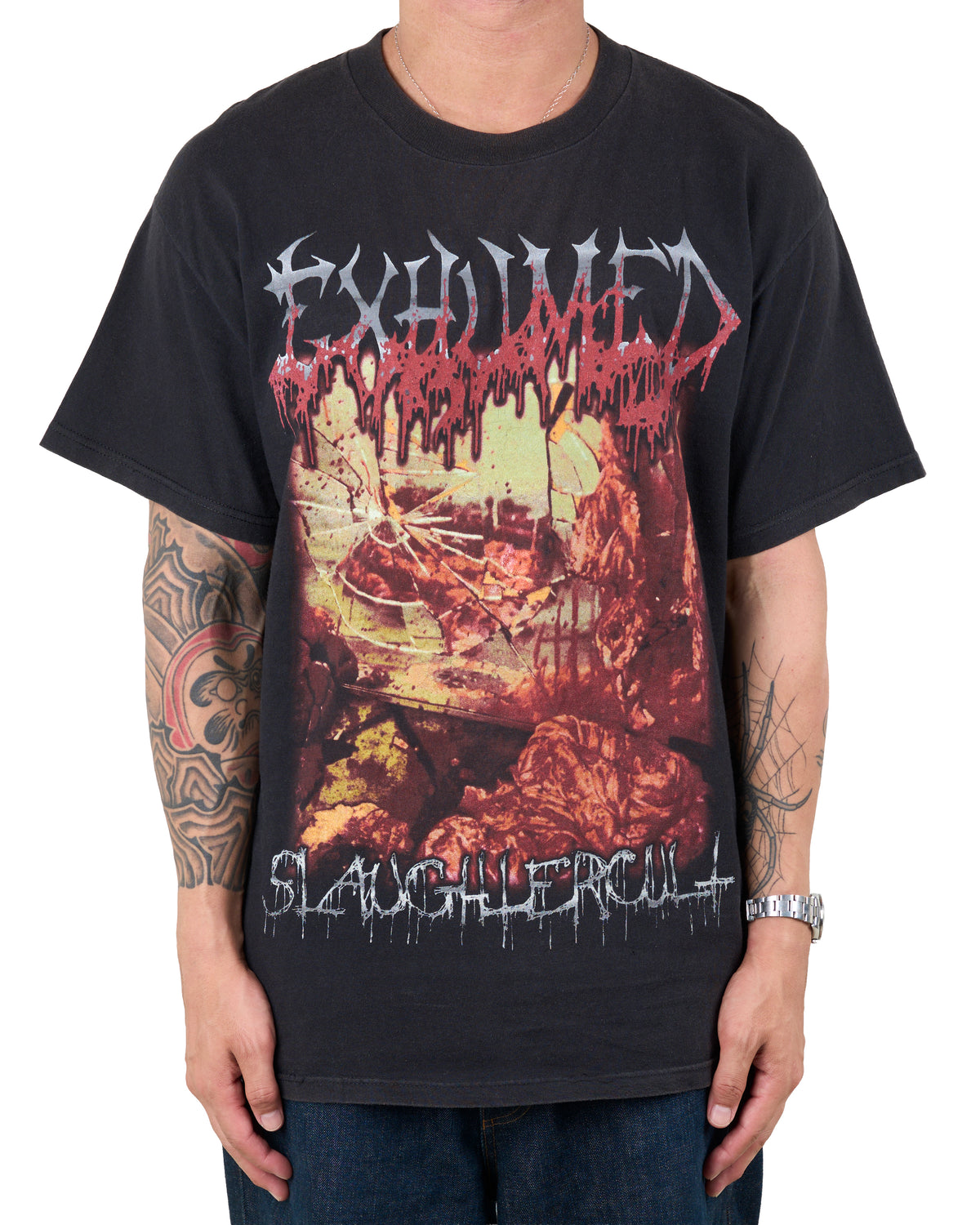 Vintage 2000 Exhumed Slaughtercult Tour T-Shirt