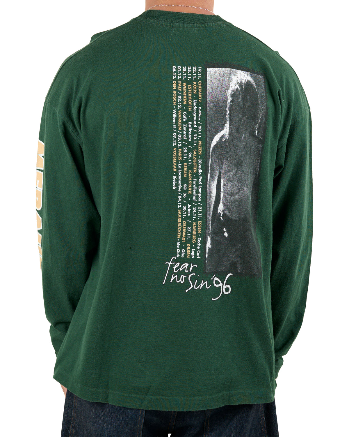 Vintage 1996 Merauder Fear No Sin Tour Longsleeve