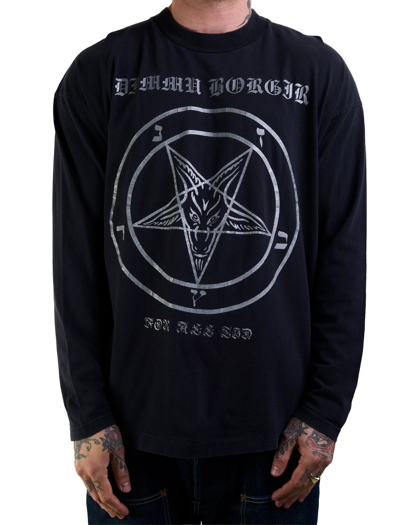 Vintage 90’s Dimmu Borgir For All Tid Longsleeve