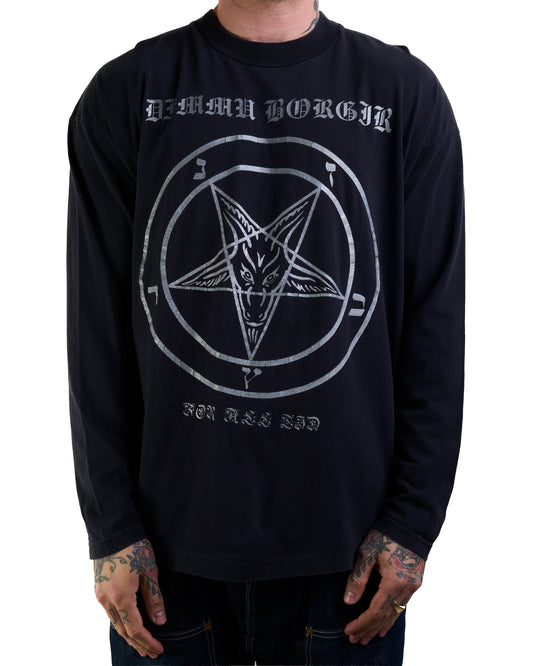 Vintage 90’s Dimmu Borgir For All Tid Longsleeve