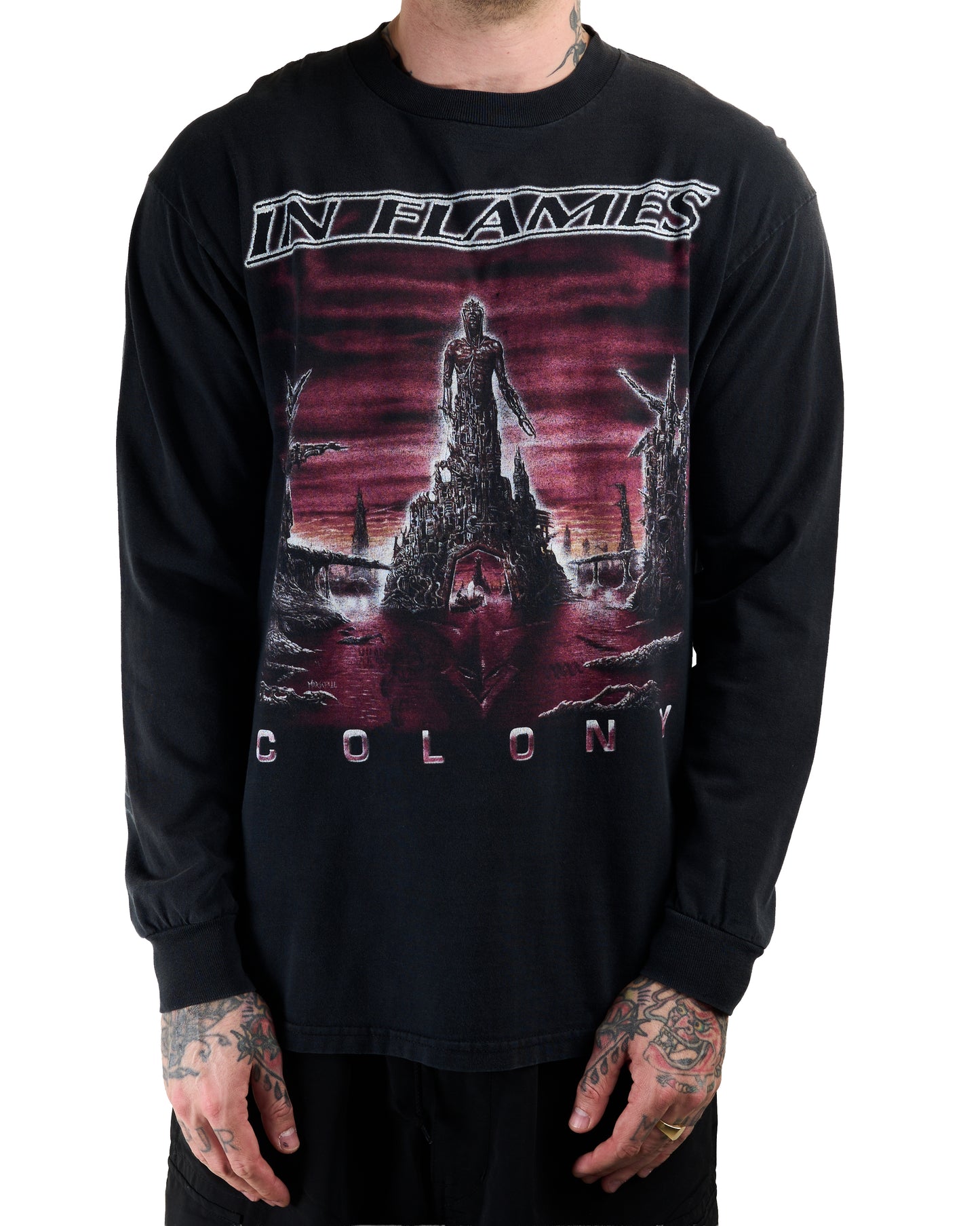 Vintage 90’s In Flames Colony Longsleeve
