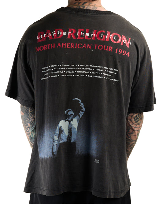 Vintage 1994 Bad Religion Stranger Than Fiction Tour T-Shirt