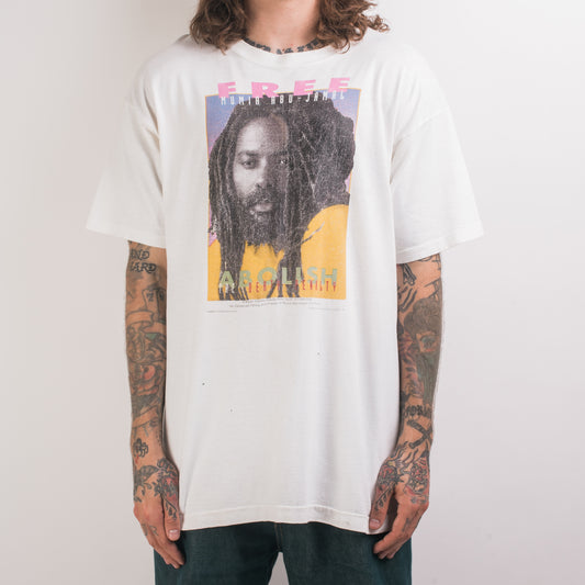 Vintage 90’s Free Mumia Abu-Jamal T-Shirt