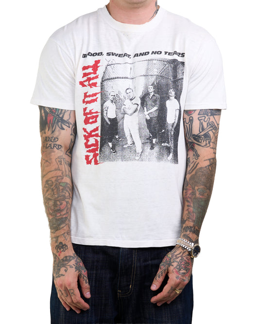 Vintage 80’s Sick Of It All Blood Sweat And No Tears T-Shirt