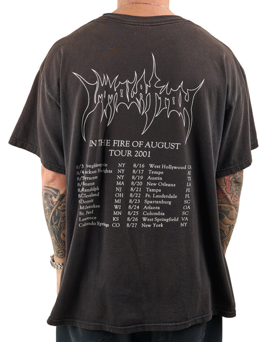 Vintage Immolation In The Fire Of August Tour T-Shirt